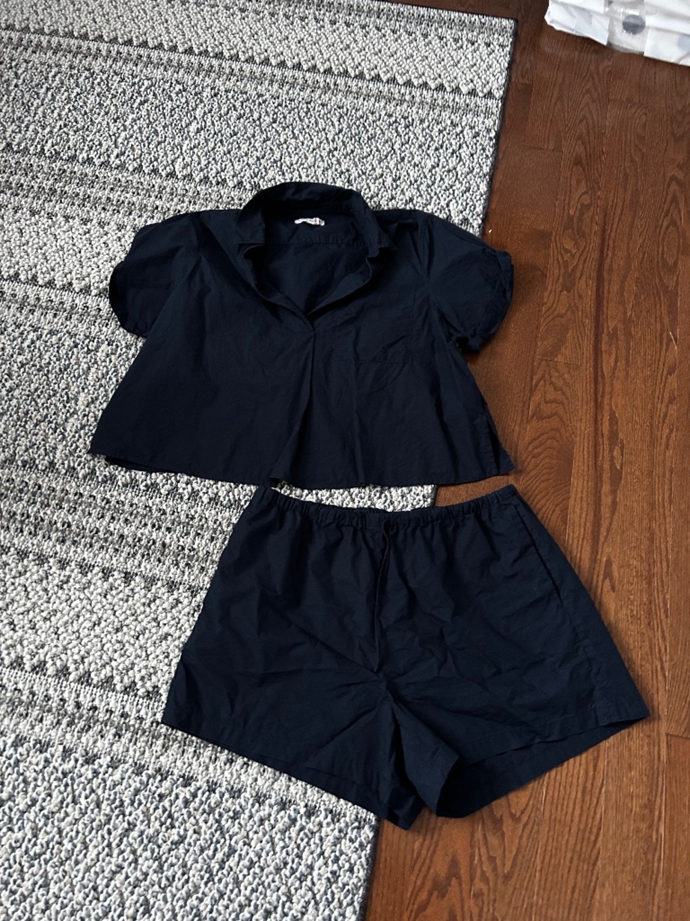 Banana Republic cotton 2 piece short and top set XXL top and XL shorts